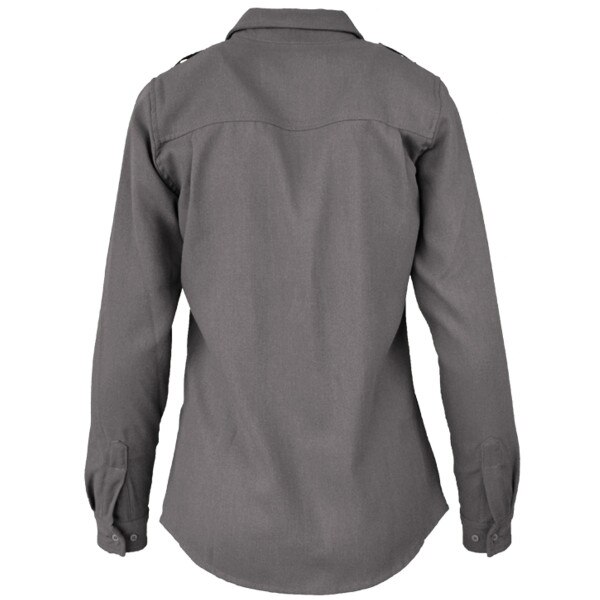 LAPCO Ladies FR TecaSafe One Uniform Shirt in Gray